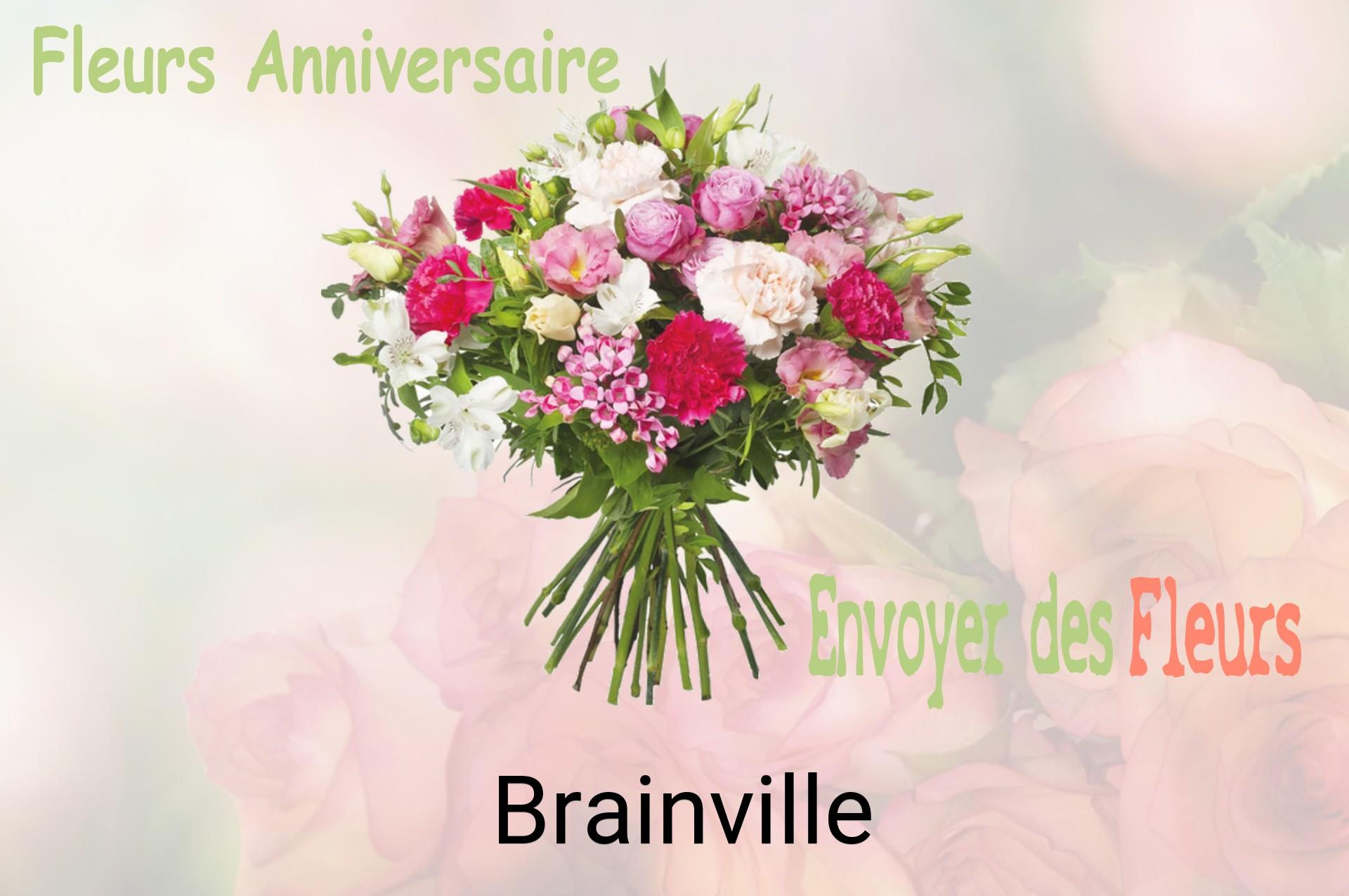 Bouquet de fleurs d’anniversaire livré à Brainville